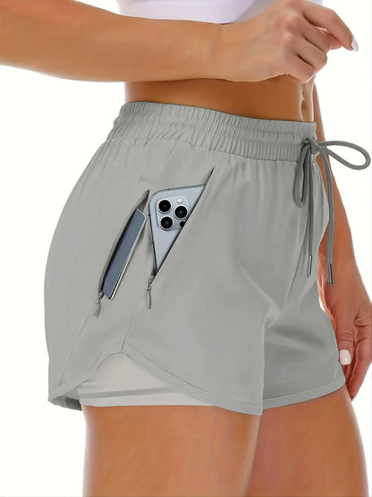 VibeFit™ Elegant Workout Shorts