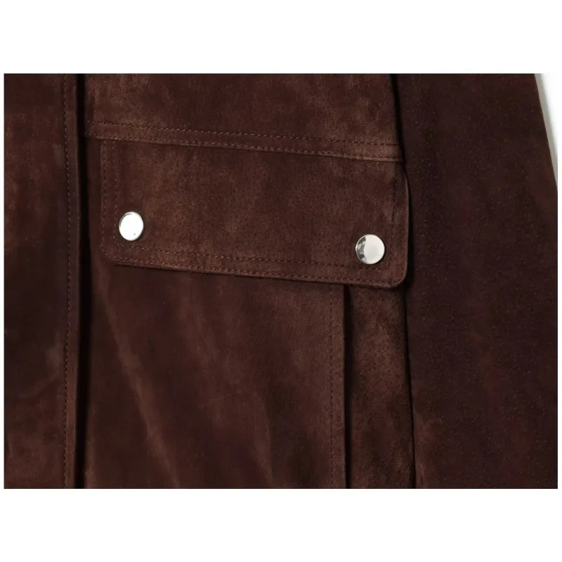 Lunara Winter™ Women’s Suede Leather Jacket