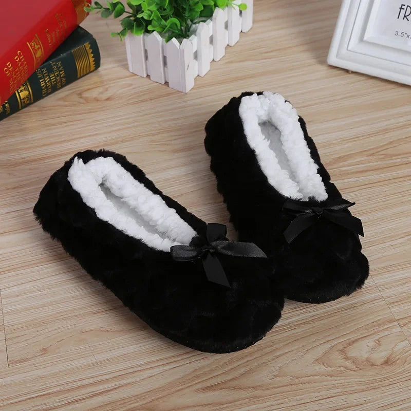 Lunara Winter™ Chinelos felpudos femininos para casa
