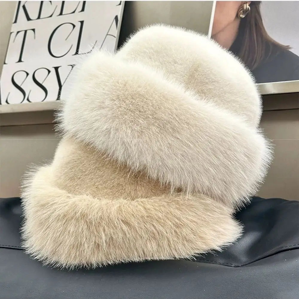 Lunara Winter™ Fluffy Fur Bucket Hat