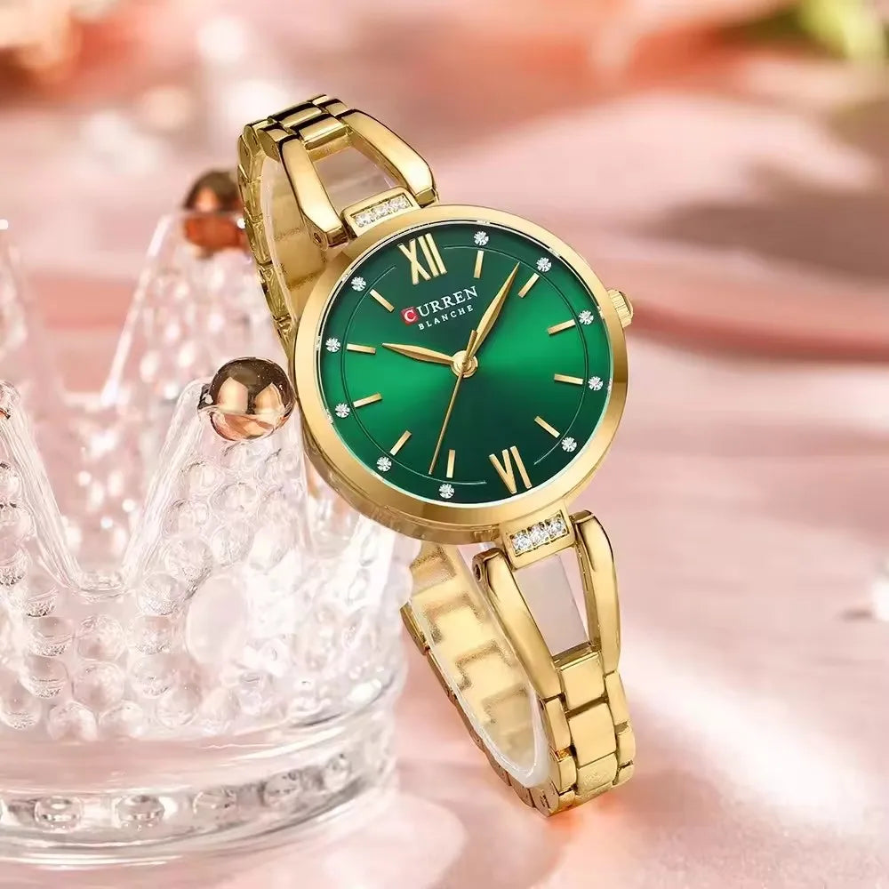 Velya Watches™ Relógio clássico feminino de quartzo