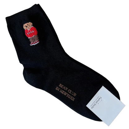 Lunara Winter™ Elegant Bear Women’s Socks