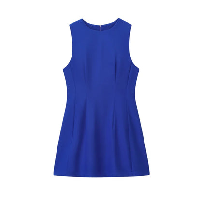 Amoura Dresses™ Round Neck Sleeveless Dress