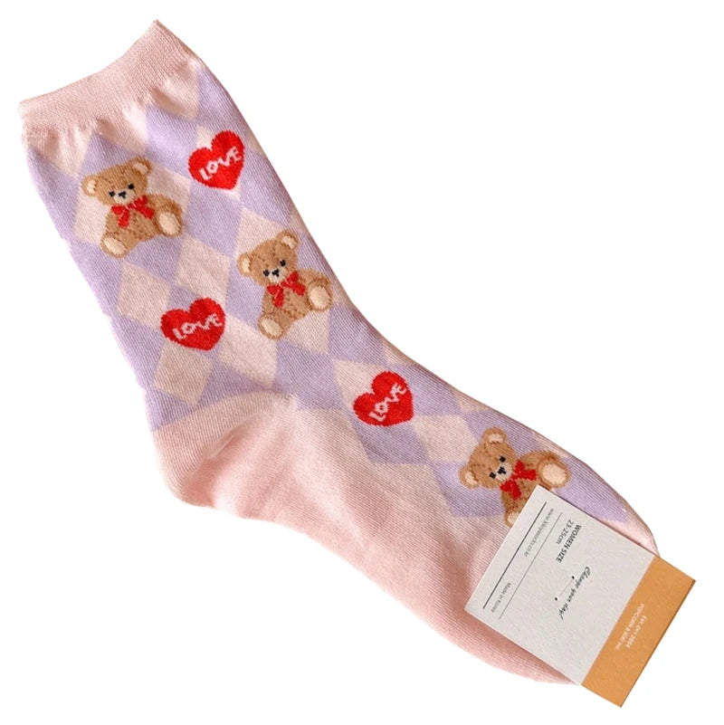 Lunara Winter™ Elegant Bear Women’s Socks
