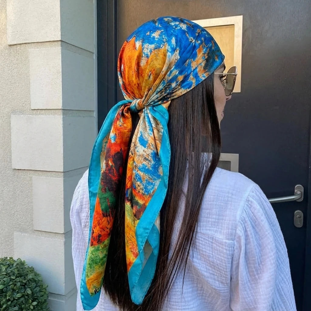 Foulard elegante da donna SatinÉclat™