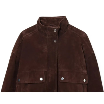 Lunara Winter™ Women’s Suede Leather Jacket