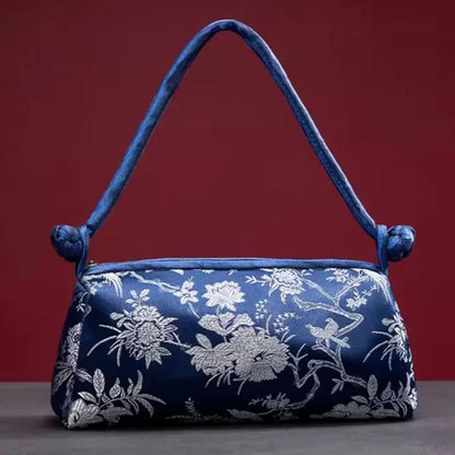 Bolsa feminina bordada em seda ÉlanBag™