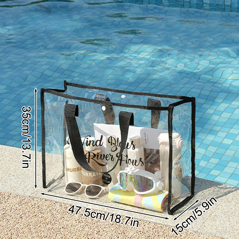 SeaLure™ Silver Coast Transparent Tote
