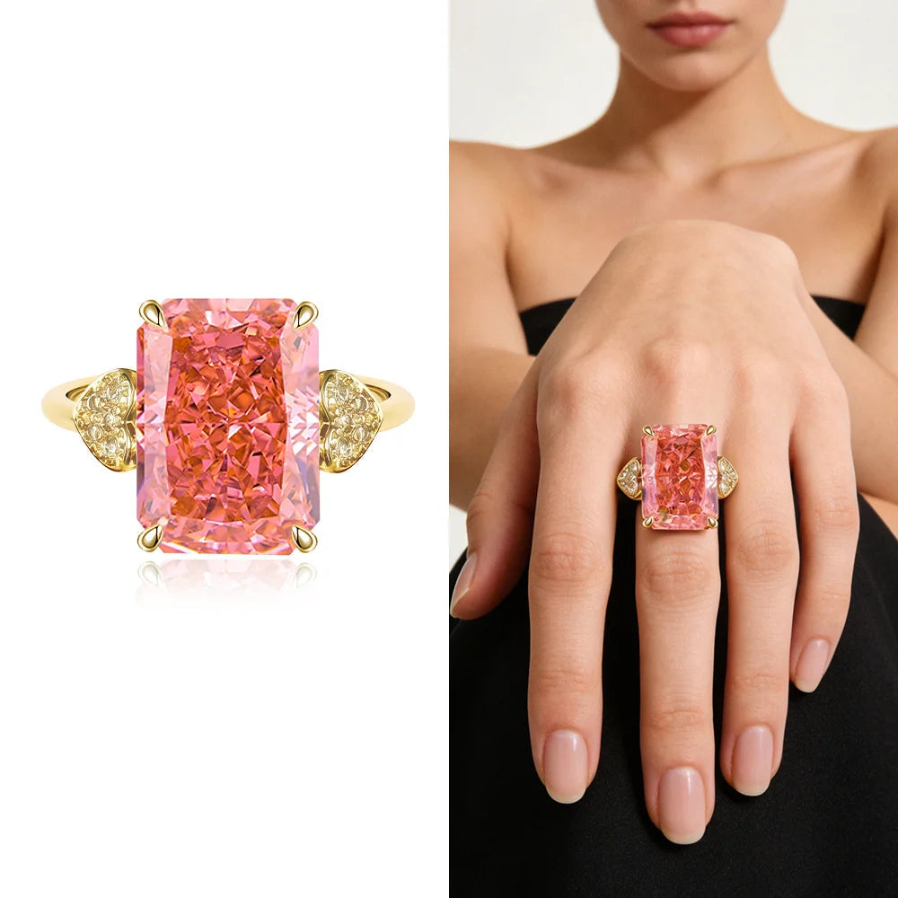 Elara Jewelry™ Aurora Prism Statement Ring