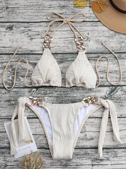 SeaLure™ Riviera Gold Chain Bikini
