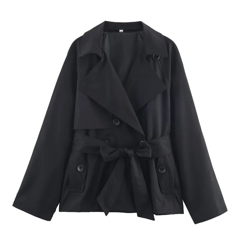 Lunara Winter™ Autumn Lapel Double-Breasted Coat