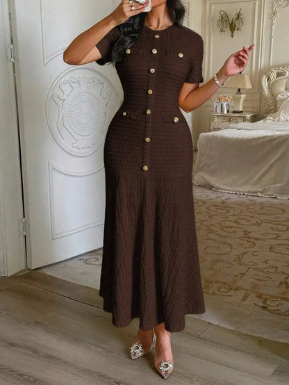 Amoura Dresses™ Textured Knit Midi Dress