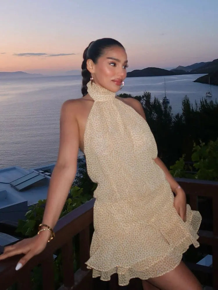 Amoura Dresses™ Sexy Halter Neck Dress