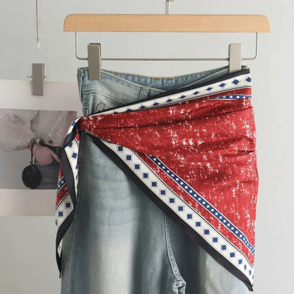 SatinÉclat™ Triangular Satin Scarf Belt