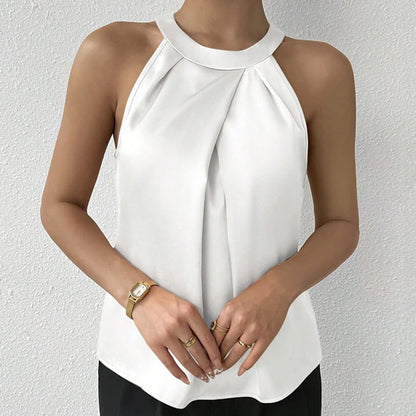 Satin Éclat™ Satin Tank Shirt