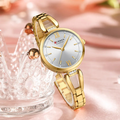 Velya Watches™ Relógio clássico feminino de quartzo