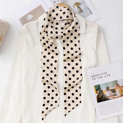 SatinÉclat™ Silk Thin Neck Scarf