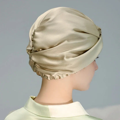 SatinÉclat™ Turban Hair Sleeping Cap