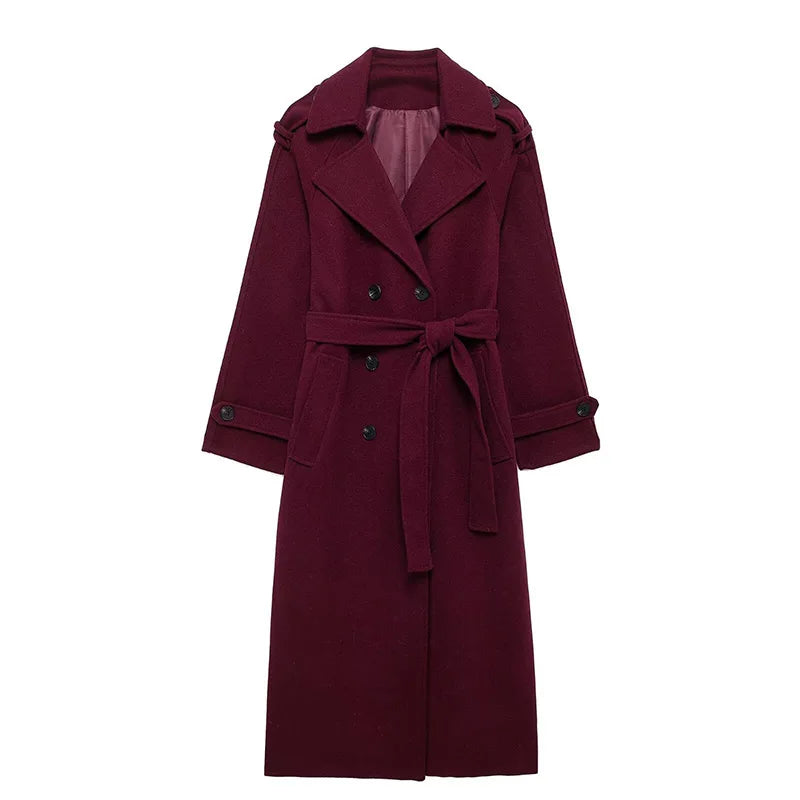 Lunara Winter™ Elegant Belt Coat for Women