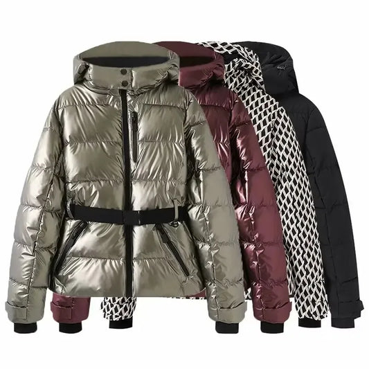 Lunara Winter™ Belted Hooded Puffer Jacket