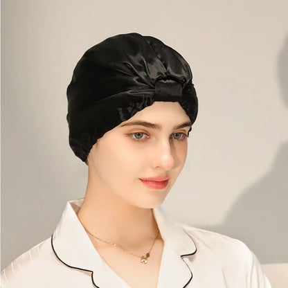 SatinÉclat™ Turban Hair Sleeping Cap