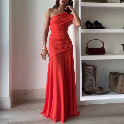 Amoura Dresses™ One Shoulder Slim Dress