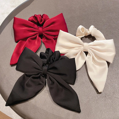 Satin Éclat™ Bow Elastic Hair Bands