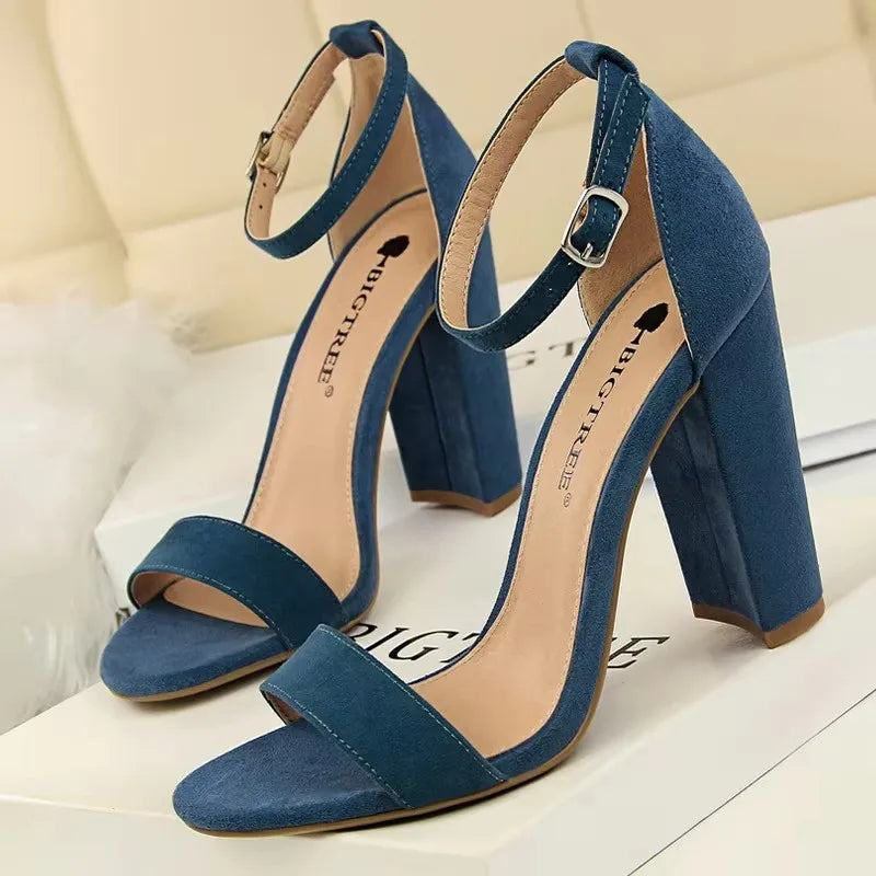 Solenne Shoes™ Sandali da donna con tacco spesso