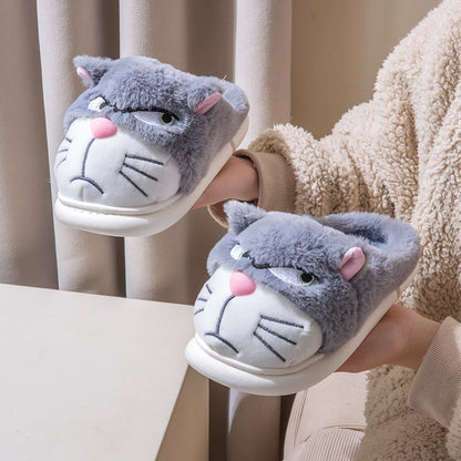 Lunara Winter™ Chinelos fofos de desenho animado de gato