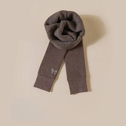 Quần legging thêu nơ lông cừu Lunara Winter™