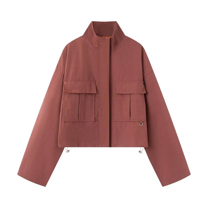Lunara Winter™ Trendjacke mit Kragentasche