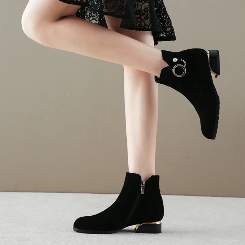 Solenne Shoes™ Women's Zip Comfort Boots