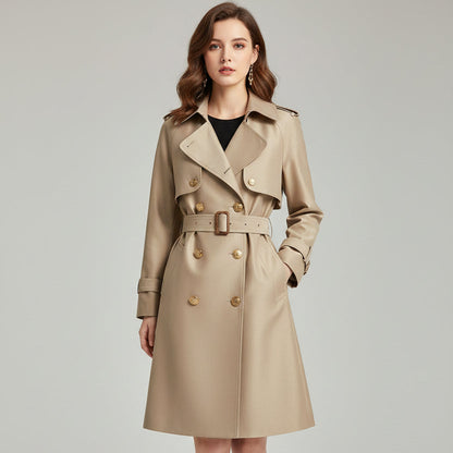 Trench-coat d'automne en satin Lunara Winter™