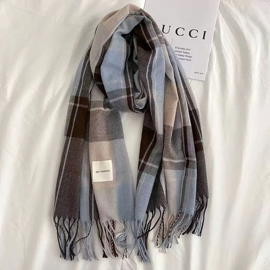 Lunara Winter™ Fashionable Warm Plaid Scarf