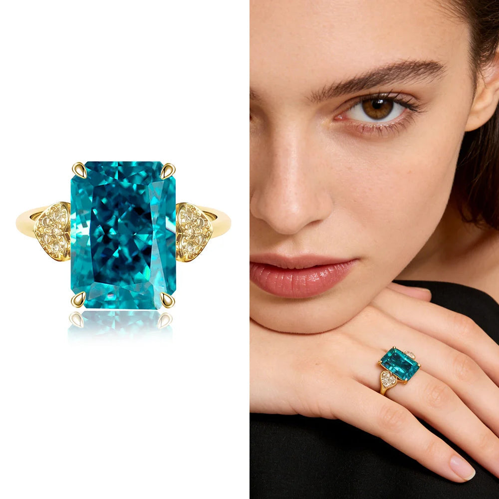 Elara Jewelry™ Aurora Prism Statement Ring