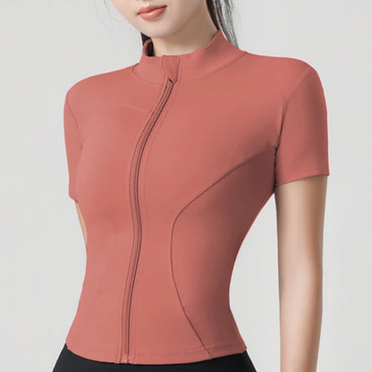 Top de alto rendimiento con cremallera Contour VibeFit™