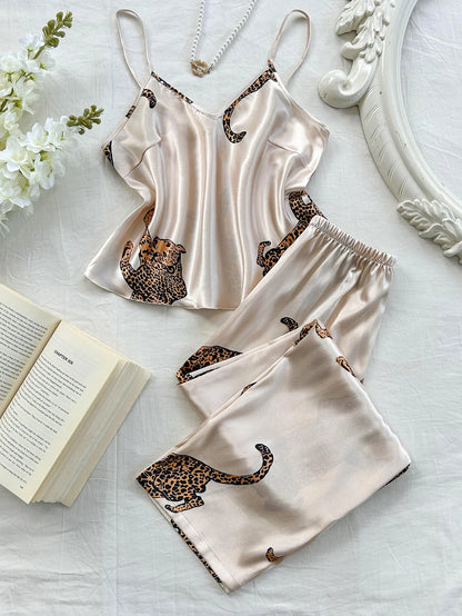 SatinÉclat™ Long Pants Pajama Set