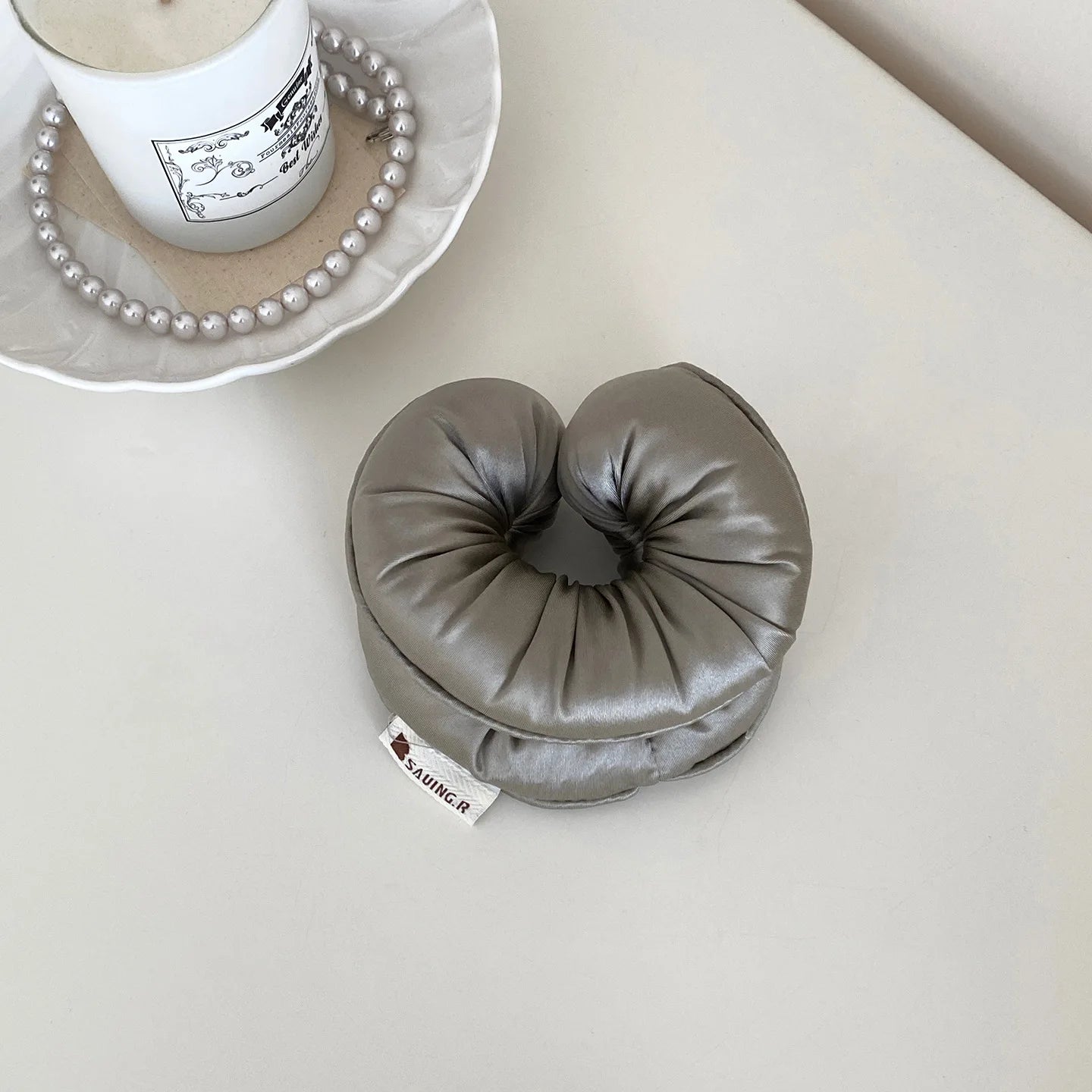 SatinÉclat™ Sponge Elastic Hair Scrunchies