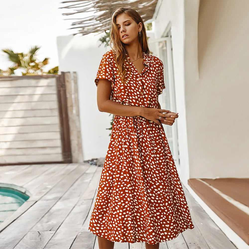 Amoura Dresses™ Robe Vintage à Imprimé Floral