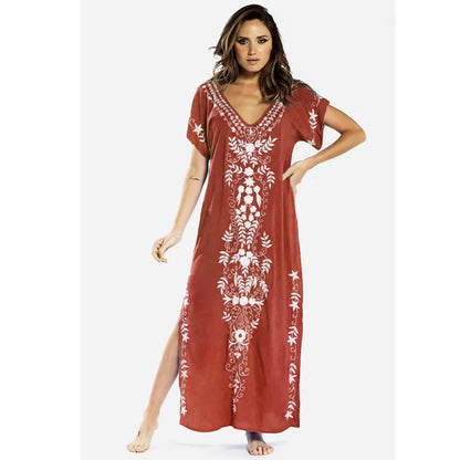 SeaLure™ Bohemian Majesty thêu Kaftan