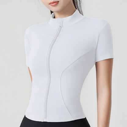 Top de alto rendimiento con cremallera Contour VibeFit™