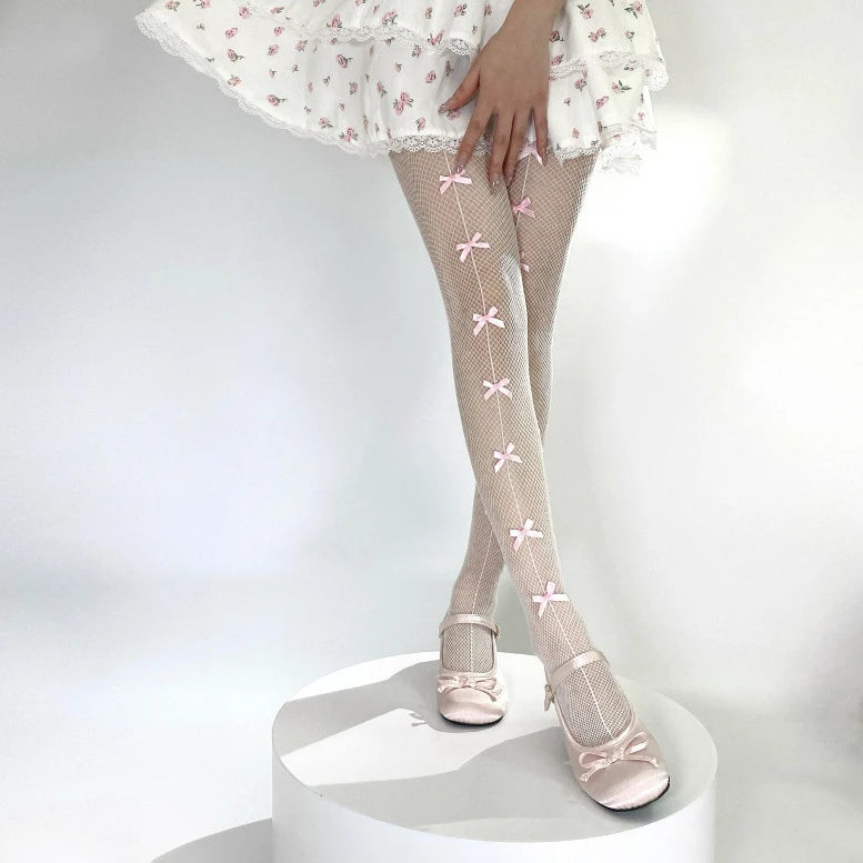 Lunara Winter™ Bow Print Winter Tights