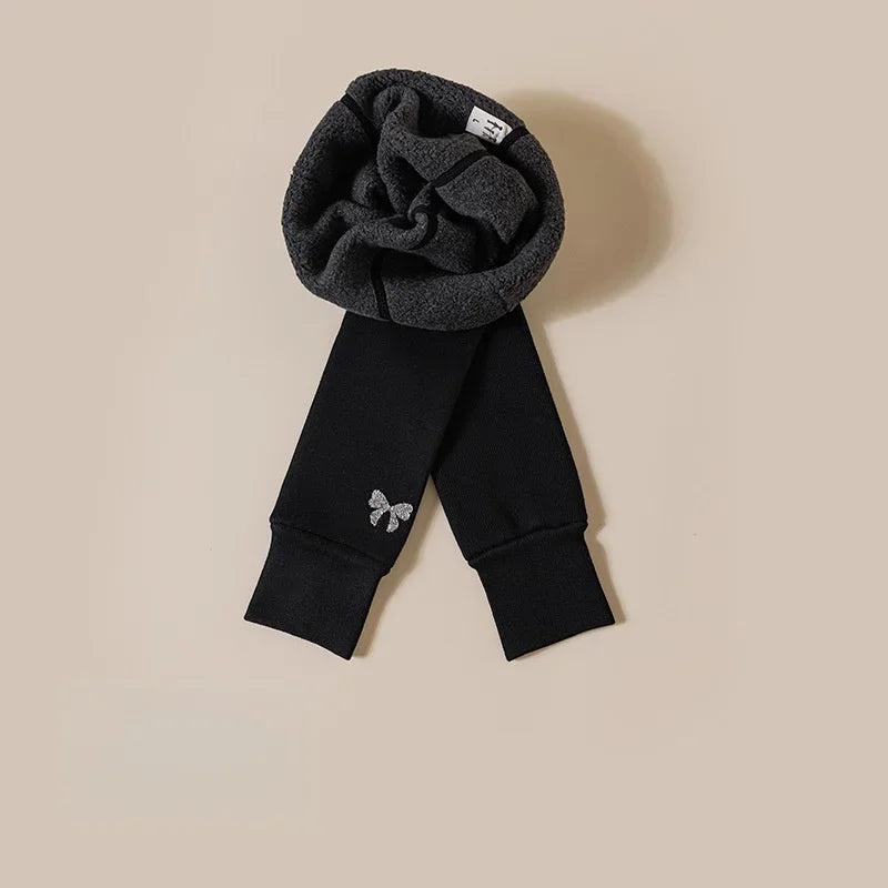 Quần legging thêu nơ lông cừu Lunara Winter™