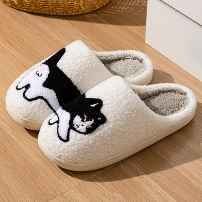 Solenne Shoes™ Cute Cartoon Cat Plush Shoes