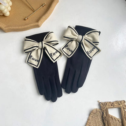 Lunara Winter™ Knitted Bow Cold Proof Gloves