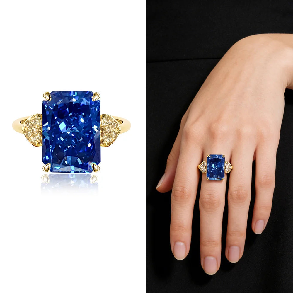 Elara Jewelry™ Aurora Prism Statement Ring