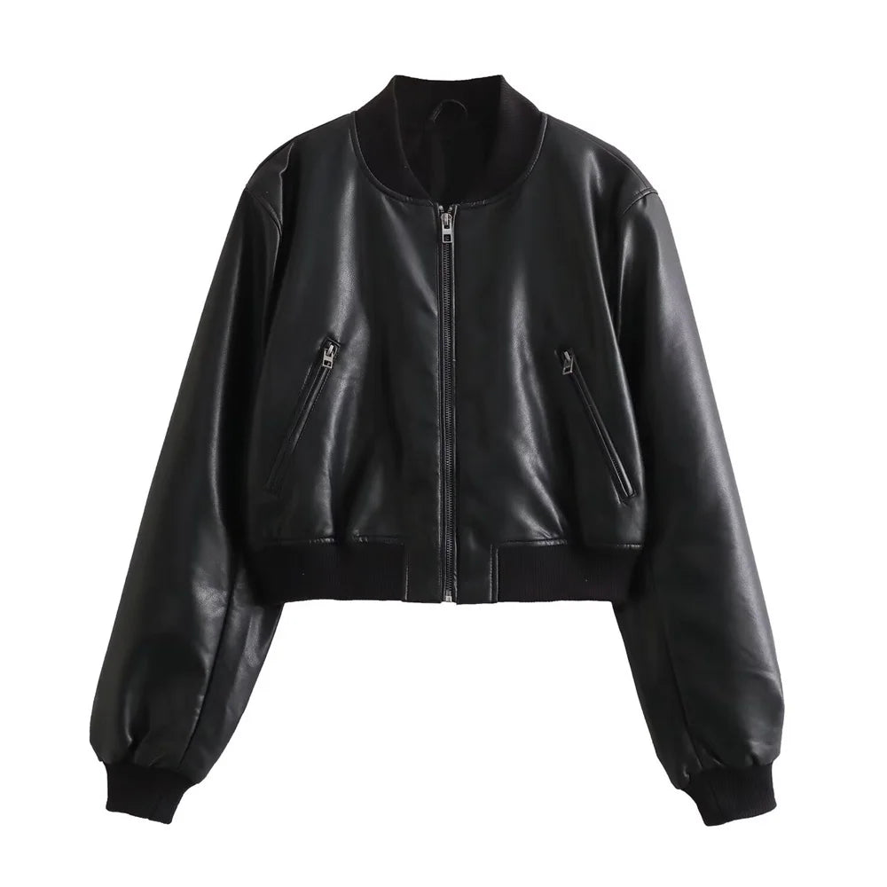 Áo khoác bomber giả da Lunara Winter™