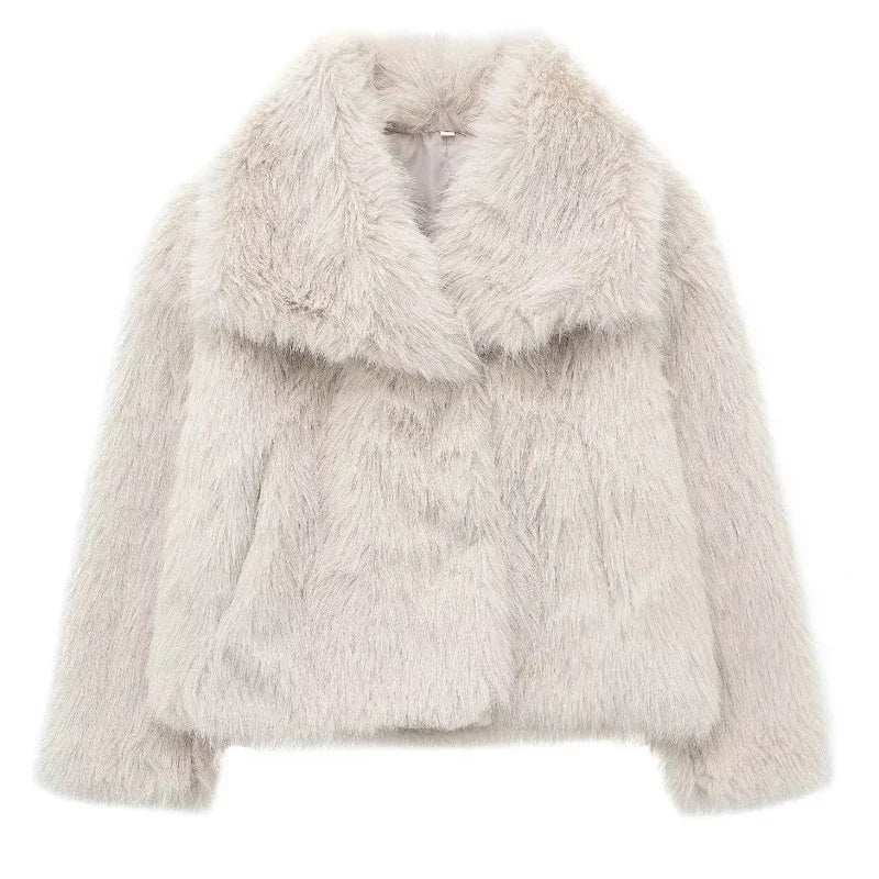 Áo khoác lông nhân tạo màu nâu Lunara Winter™