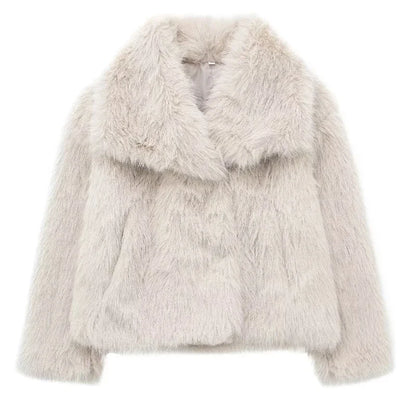 Áo khoác lông nhân tạo màu nâu Lunara Winter™