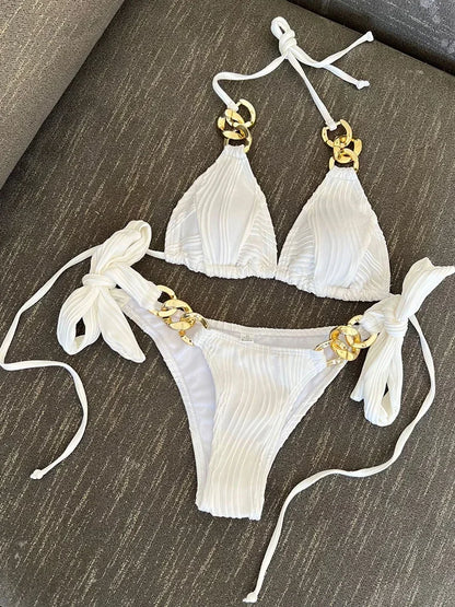 SeaLure™ Riviera Gold Chain Bikini